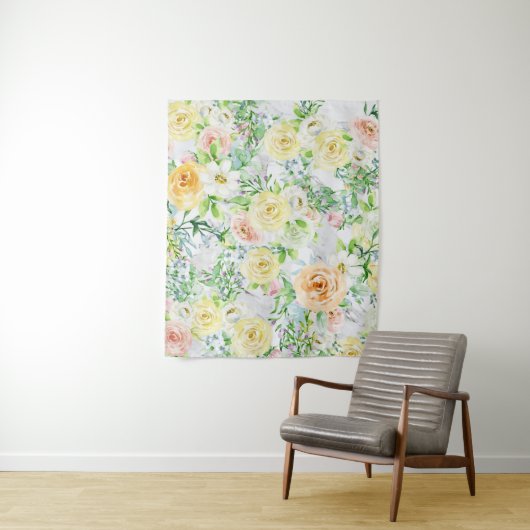Bloom Strong Medium Wall Tapestry Wandkleed (In situ)