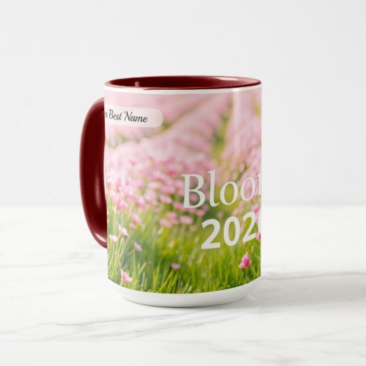 Bloom Swirl Mug Personal Mok (Voorkant links)