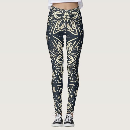 Bloom Symmetrie Leggings (Voorkant)