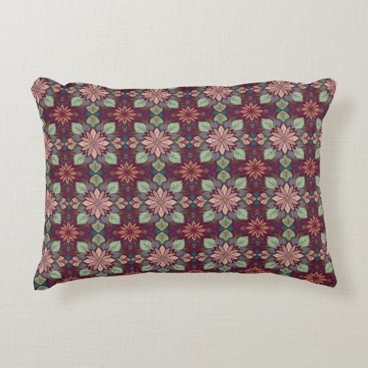 Bloom Tapestry Floral Accent Kussen (Voorkant)