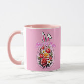 Bloom This Easter – Floral Easter Egg Art - caneca Mok (Links)