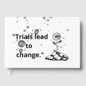 Bloom Through Trials – Strength from the Cracks Gastenboek (Voorkant)