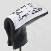 Bloom Through Trials – Strength from the Cracks Golfheadcover (3/4 voorkant)