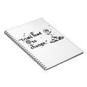 Bloom Through Trials – Strength from the Cracks Notitieboek (Rechterzijde)