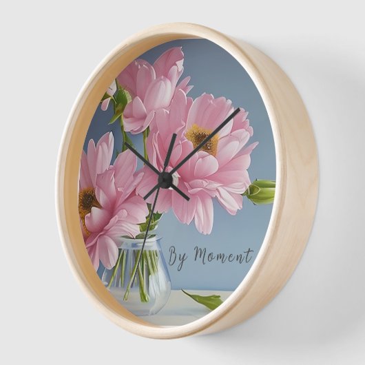 Bloom Time-A Floral Walllock om ruimte op te helde (Hoek)