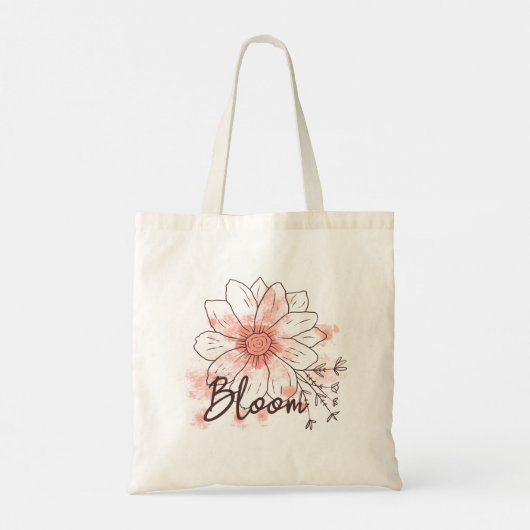 Bloom Tote Bag (Achterkant)
