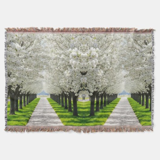 Bloom Trail Dreams - Tranquil Pathway Deken (Voorkant)