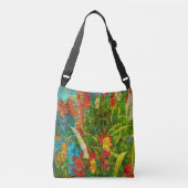  Bloom Tropische Wildbloemen Crossbody Tas (Voorkant)