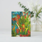  Bloom Tropische Wildbloemen Feestdagenkaart (Staand voorkant)