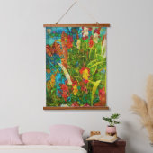  Bloom Tropische Wildbloemen Hangend Wandkleed (Slaapkamer)