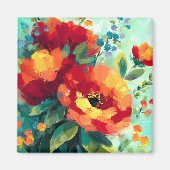 Bloom Vibrant Bloementuin Magneet (Voorkant)