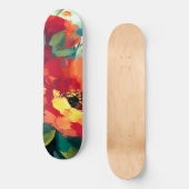 Bloom Vibrant Bloementuin Persoonlijk Skateboard (Voorkant)