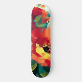 Bloom Vibrant Bloementuin Persoonlijk Skateboard (Voorkant)
