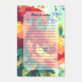 Bloom Vibrant Bloementuin Post-it® Notes (Voorkant)