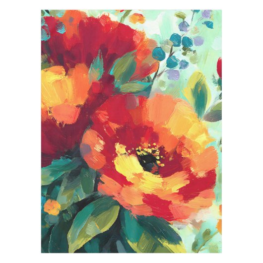 Bloom Vibrant Bloementuin Tafelkleed (Voorkant)