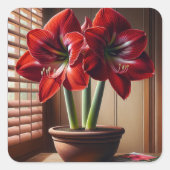 Bloom Vierkante Sticker (Voorkant)