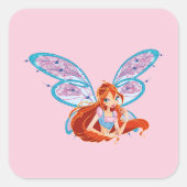 Bloom Vierkante Sticker (Voorkant)