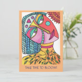 "Bloom" Vrouwen van Spirit Platte Kaart (Staand voorkant)