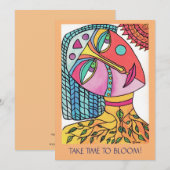 "Bloom" Vrouwen van Spirit Platte Kaart (Voorkant / Achterkant)