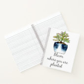 Bloom waar geplant Notitieboek van de Spiral van J (Binnen)