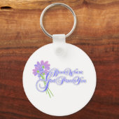 Bloom waar God jou Plant 2 Sleutelhanger (Voorkant)