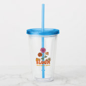 Bloom waar je bent geplant acryl drinkbeker (Voorkant)