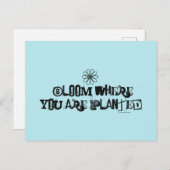 Bloom waar je bent geplant. briefkaart (Voorkant / Achterkant)