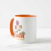 Bloom waar je bent geplant mok (Voorkant links)
