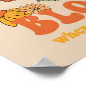 Bloom waar je bent geplant poster (Hoek)