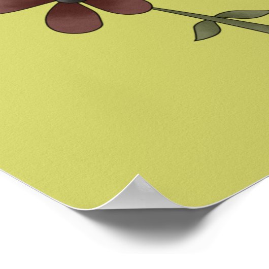 Bloom waar je bent geplant poster (Hoek)