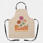 Bloom waar je bent geplant schort (Voorkant)