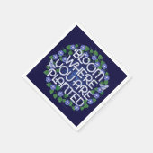 Bloom waar je bent geplant? servet (Hoek)