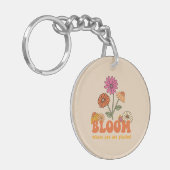 Bloom waar je bent geplant sleutelhanger (Voorkant Links)