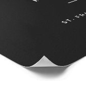 Bloom waar je bent geplant St Francis de Sales Poster (Hoek)