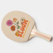 Bloom waar je bent geplant tafeltennisbatje (Zijkant)