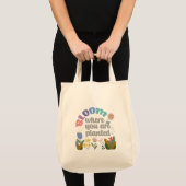Bloom waar je bent geplant tote bag (Voorkant (product))