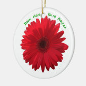 Bloom waar je geplant bent keramisch ornament (Links)