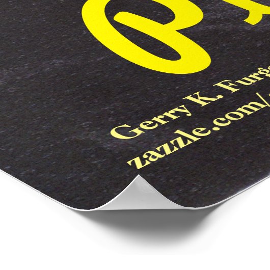 "BLOOM WAAR JE GEPLANTEERD BENT" POSTER (Hoek)