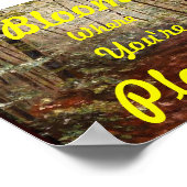 "BLOOM WAAR JE GEPLANTEERD BENT" POSTER (Hoek)