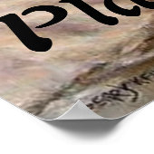 "BLOOM WAAR JE GEPLANTEERD POSTER BENT (Hoek)