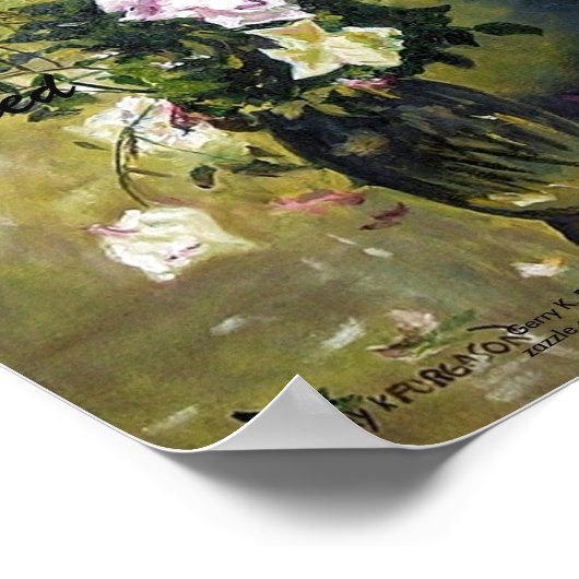 "BLOOM WAAR JE GEPLANTEERD ROOS POSTER BENT" (Hoek)