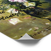 "BLOOM WAAR JE GEPLANTEERD ROOS POSTER BENT" (Hoek)