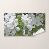 Bloom waar je groen en wit bloem bent geplant bad handdoek (Handdoek)