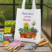 Bloom waar u bent geplant / Bloem tuin