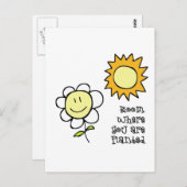 Bloom waar u bent geplant briefkaart (Voorkant / Achterkant)