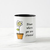 Bloom waar u bent geplant II Mok (Midden)
