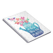 Bloom waar u bent geplant notitieboek (Rechterzijde)