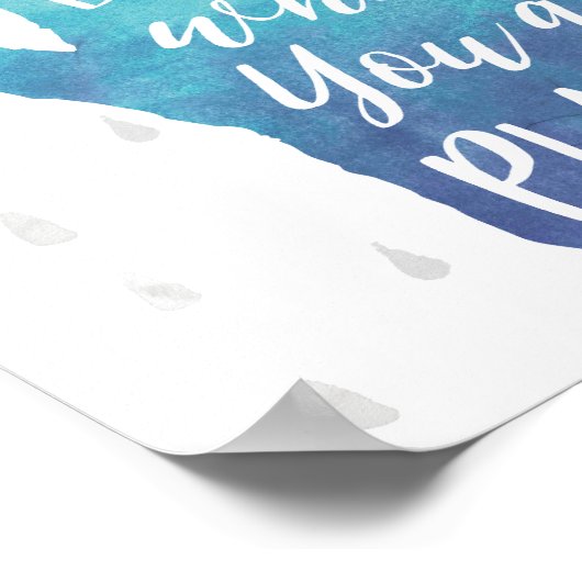 Bloom waar u bent geplant poster (Hoek)