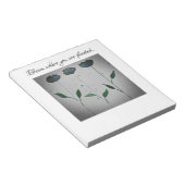 Bloom waar u Notitieblok bent geplant (Schuin)