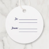 Bloom waar u rond cadeautjes Labels bent geplant (Achterkant)